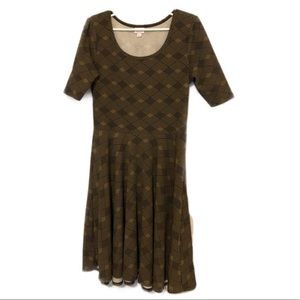 Lularoe Nicole Fit and Flare Dress Size XL